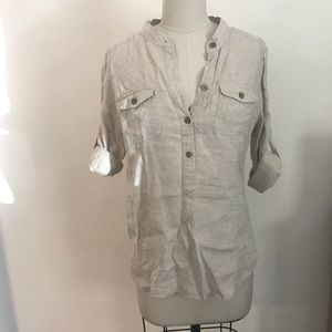 Saks fifth avenue linen top